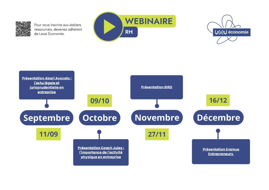 Webinaires RH Semestre 2 2025